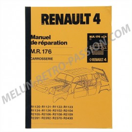 MR176 - BODY REPAIR MANUAL FOR RENAULT 4