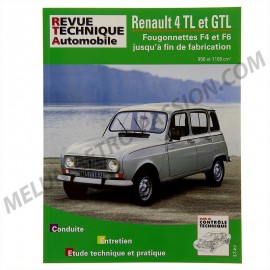 RTA RENAULT 4 TL, GTL, F4 et F6 DE 1976 A LA FIN