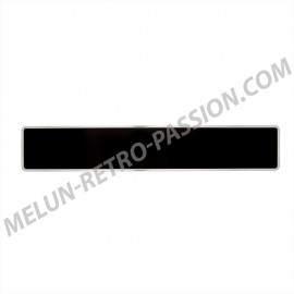 BLACK ALLOY REGISTRATION PLATE 540 x 100