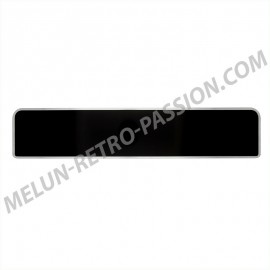 BLACK ALLOY REGISTRATION PLATE 570 x 115