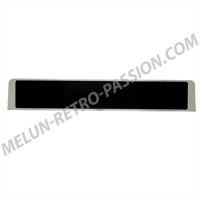 PLAQUE D'IMMATRICULATION ALU NOIRE 575 x 100