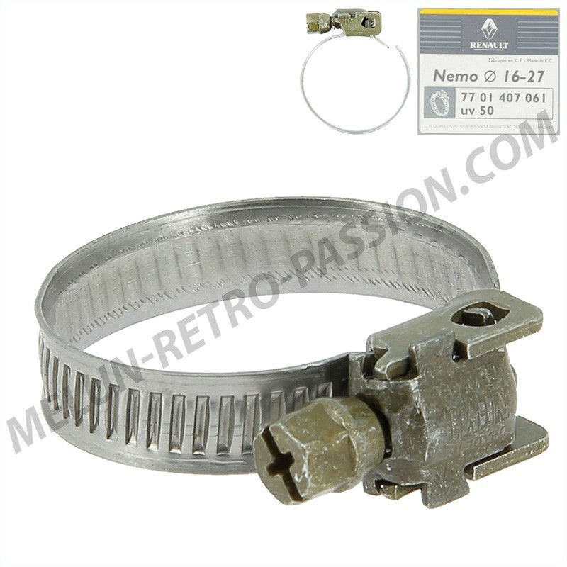 HARDWARE CLAMP 16 to 27mm TIGHTENING DIAMETER