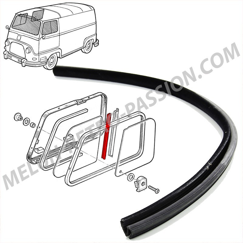 FRONT WINDOW JAMB SEAL RENAULT ESTAFETTE