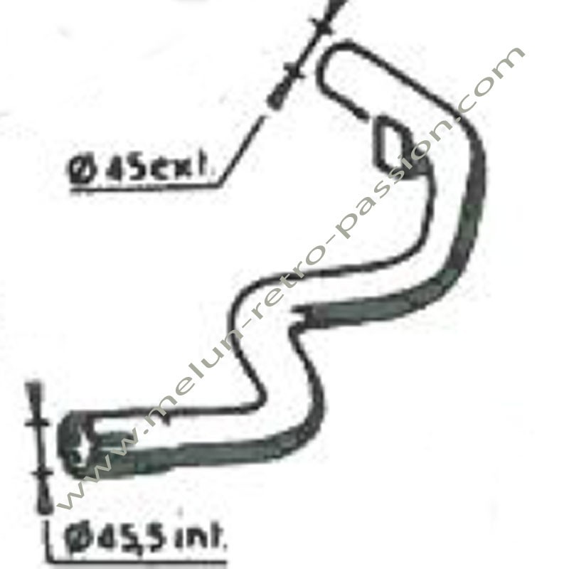 CENTRAL INTERMEDIATE TUBE 1ST MODEL R5 ALPINE