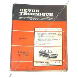 REVUE TECHNIQUE AUTOMOBILE RENAULT 5 - FIAT