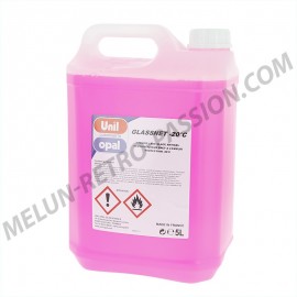 LIQUIDE LAVE GLACE ANTIGEL -20°, DEMOUSTIQUEUR, Bidon de 5 L