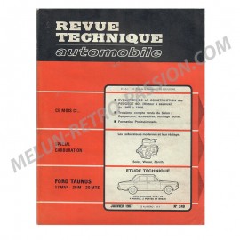 REVUE TECHNIQUE AUTOMOBILE FORD Taunus & PEUGEOT 404 essence