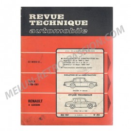 revue technique automobile renault 8...