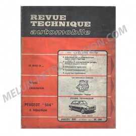 REVUE TECHNIQUE AUTOMOBILE PGT 504 - SIMCA 1501