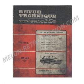 REVUE TECHNIQUE AUTOMOBILE RENAULT 12-8-10