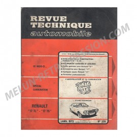 revue technique automobile renault 17 tl - 17 ts