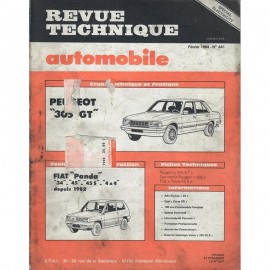 REVUE TECHNIQUE AUTOMOBILE PEUGEPOT 305 GT -...