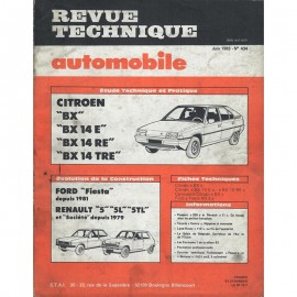 REVUE TECHNIQUE AUTOMOBILE CITROEN BX - FORD...