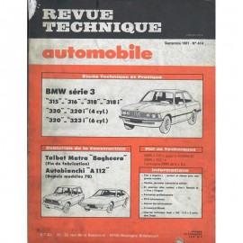 REVUE TECHNIQUE AUTOMOBILE BMW SERIE 3 -...