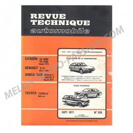 REVUE TECHNIQUE AUTOMOBILE CITROEN CX -...