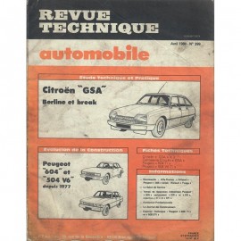 REVUE TECHNIQUE AUTOMOBILE CITROEN GSA -...