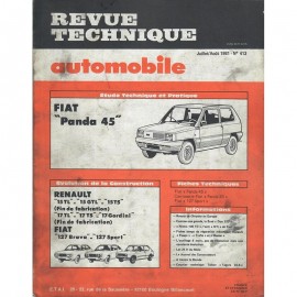 REVUE TECHNIQUE AUTOMOBILE FIAT PANDA 45 -...