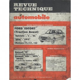 REVUE TECHNIQUE AUTOMOBILE FORD ESCORT -...