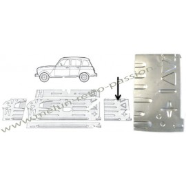 PANEL TRASERO IZQUIERDO BAJO EL SUELO RENAULT R4 - R6