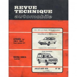 REVUE TECHNIQUE AUTOMOBILE MATRA SIMCA RANCHO...