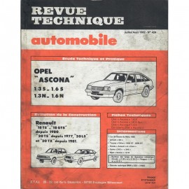 REVUE TECHNIQUE AUTOMOBILE OPEL ASCONA -...