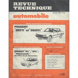 REVUE TECHNIQUE AUTOMOBILE PEUGEOT 505TI et...