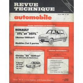 REVUE TECHNIQUE AUTOMOBILE RENAULT 5TL et...