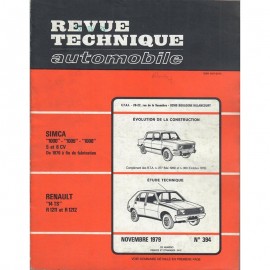 REVUE TECHNIQUE AUTOMOBILE RENAULT R14 TS et...