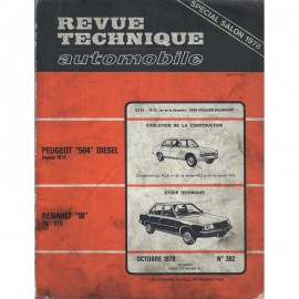 REVUE TECHNIQUE AUTOMOBILE RENAULT R18 et...