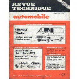 REVUE TECHNIQUE AUTOMOBILE RENAULT TRAFIC -...