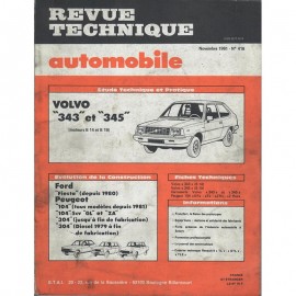 REVUE TECHNIQUE AUTOMOBILE VOLVO 343 et 345 -...