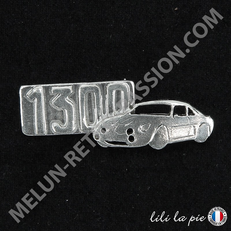 Alpine A110 1300 Brooch, Auto and Lettering 1300