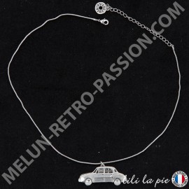 Necklace Renault Dauphine, Auto - Silver Cord