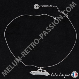 Collar Citroën DS, Auto - Cordelette Argent