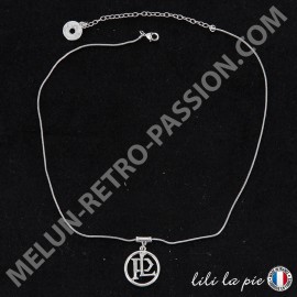 Collier Panhard, Logo Panhard & Levassor - Cordelette Argent