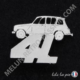 Broche Renault R4, Auto et Lettrage 4L