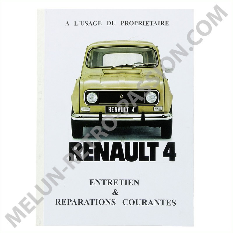 RENAULT 4 MAINTENANCE AND REPAIR MANUAL