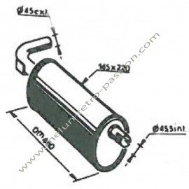 SILENCIADOR TRASERO 2º MODELO R5 ALPINE