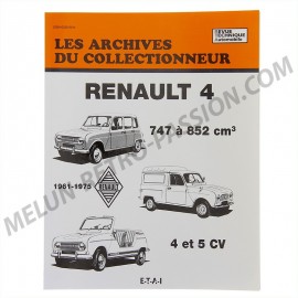 RTA RENAULT 4 FROM 1961 TO 1975