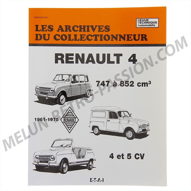 RTA RENAULT 4 DE 1961 A 1975