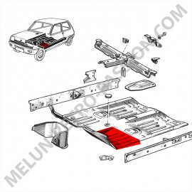 PLANCHER AVANT GAUCHE RENAULT R5