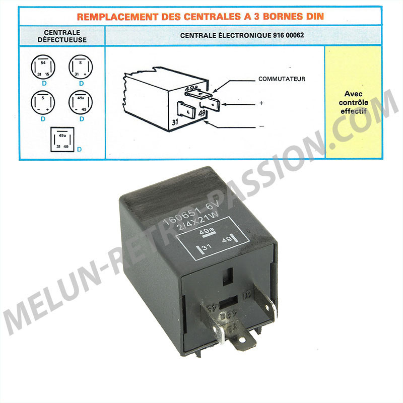 Commutateur Clignotant Ford 1000