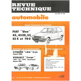 REVUE TECHNIQUE AUTOMOBILE FIAT UNO