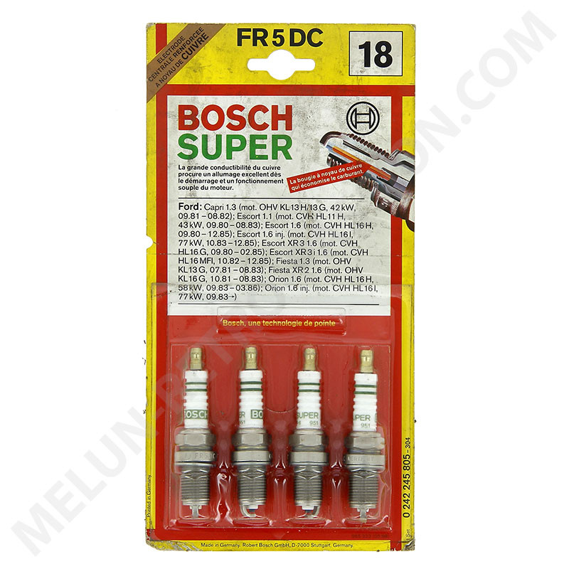 SPARK PLUGS BOSCH FORD CAPRI ESCORT FIESTA ORION