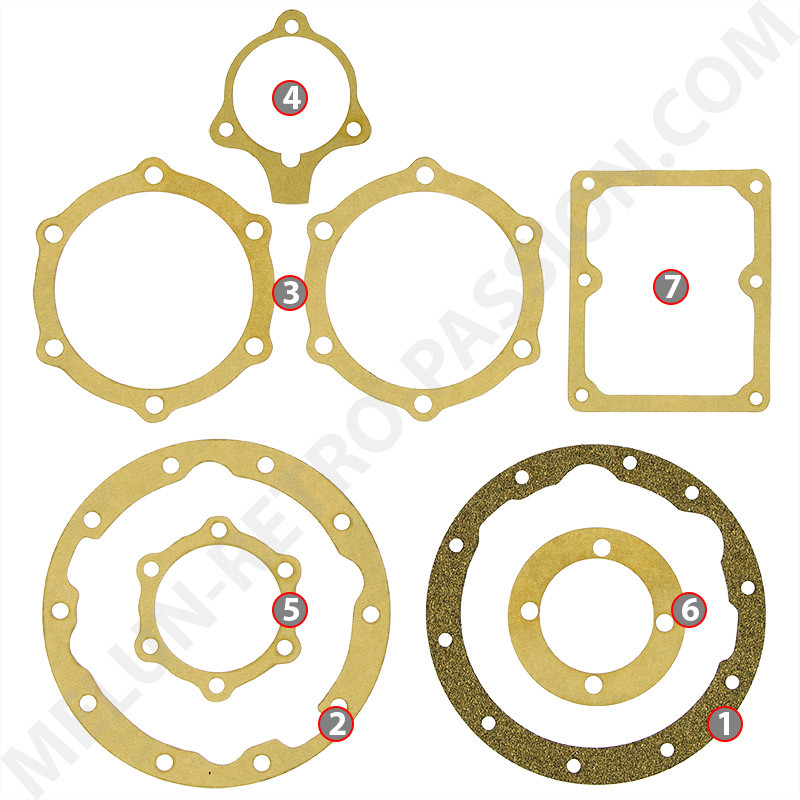 KIT JUNTA PUENTE Y CAJA DE CAMBIOS RENAULT JUVA 4 6cv