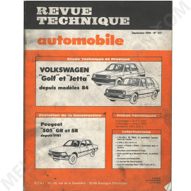 REVUE TECHNIQUE AUTOMOBILE VOLKSWAGEN GOLF ET...