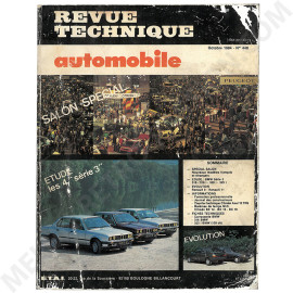 REVUE TECHNIQUE AUTOMOBILE SALON SPECIAL...