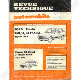 REVUE TECHNIQUE AUTOMOBILE ETUDE FORD FIESTA EVOLUTION CITROEN CX