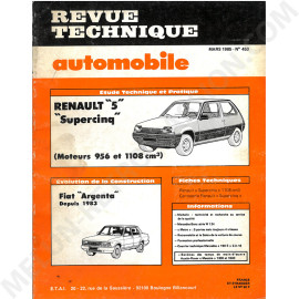 REVUE TECHNIQUE AUTOMOBILE ETUDE RENAULT 5...
