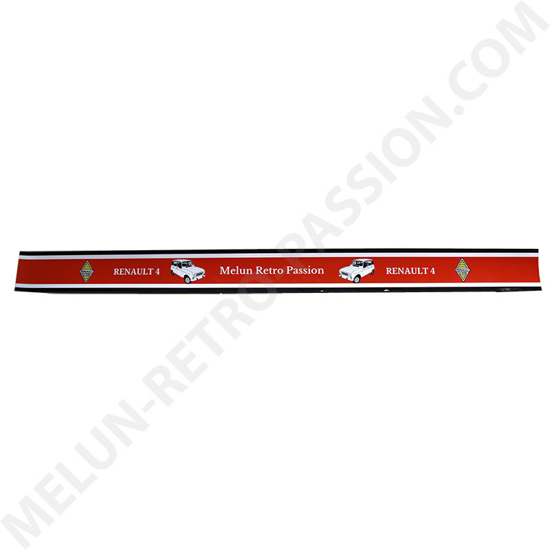 MELUN RETRO PASSION RENAULT 4 SUN VISOR STICKER